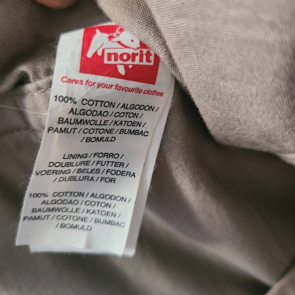 Mango Women's Tan Belted Cropped Button Down Utility Lightweight Jacket - Picture 6 of 6